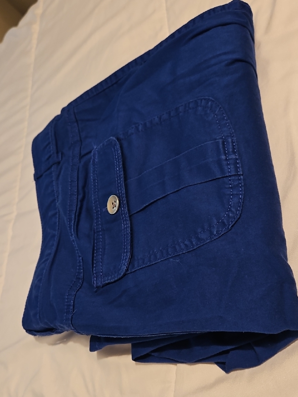 Cato Royal Blue Capris with Button Pocket